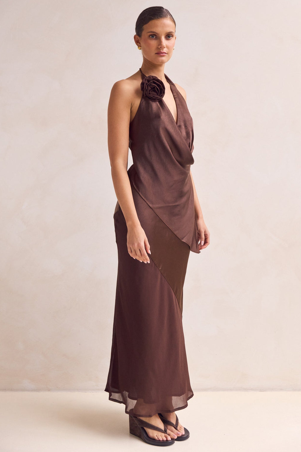 Adalyn Maxi Skirt (Chocolate)