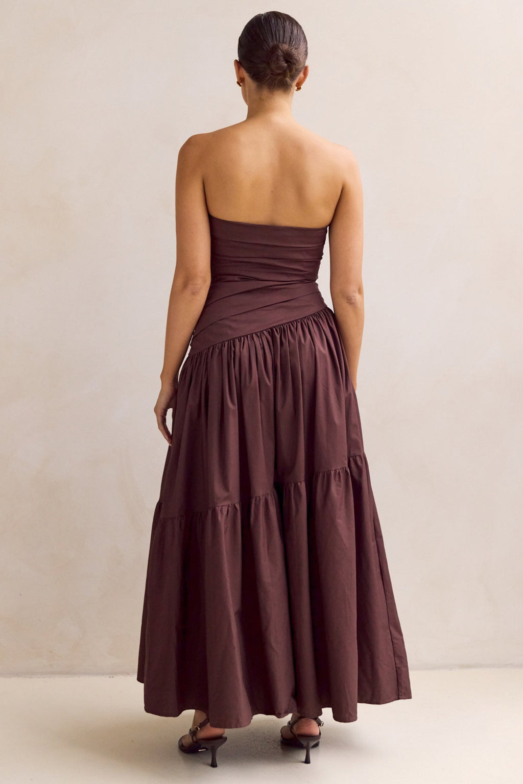 Brianna Maxi Dress (Chocolate)