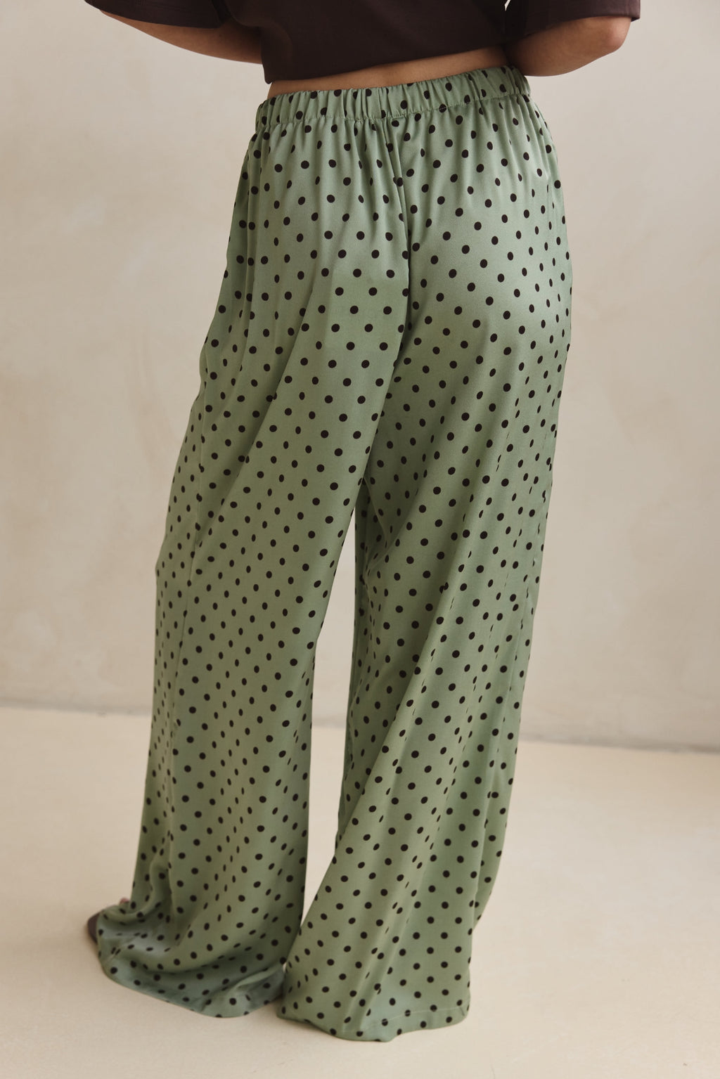 Charlie Pant (Pistachio/Chocolate Polka)
