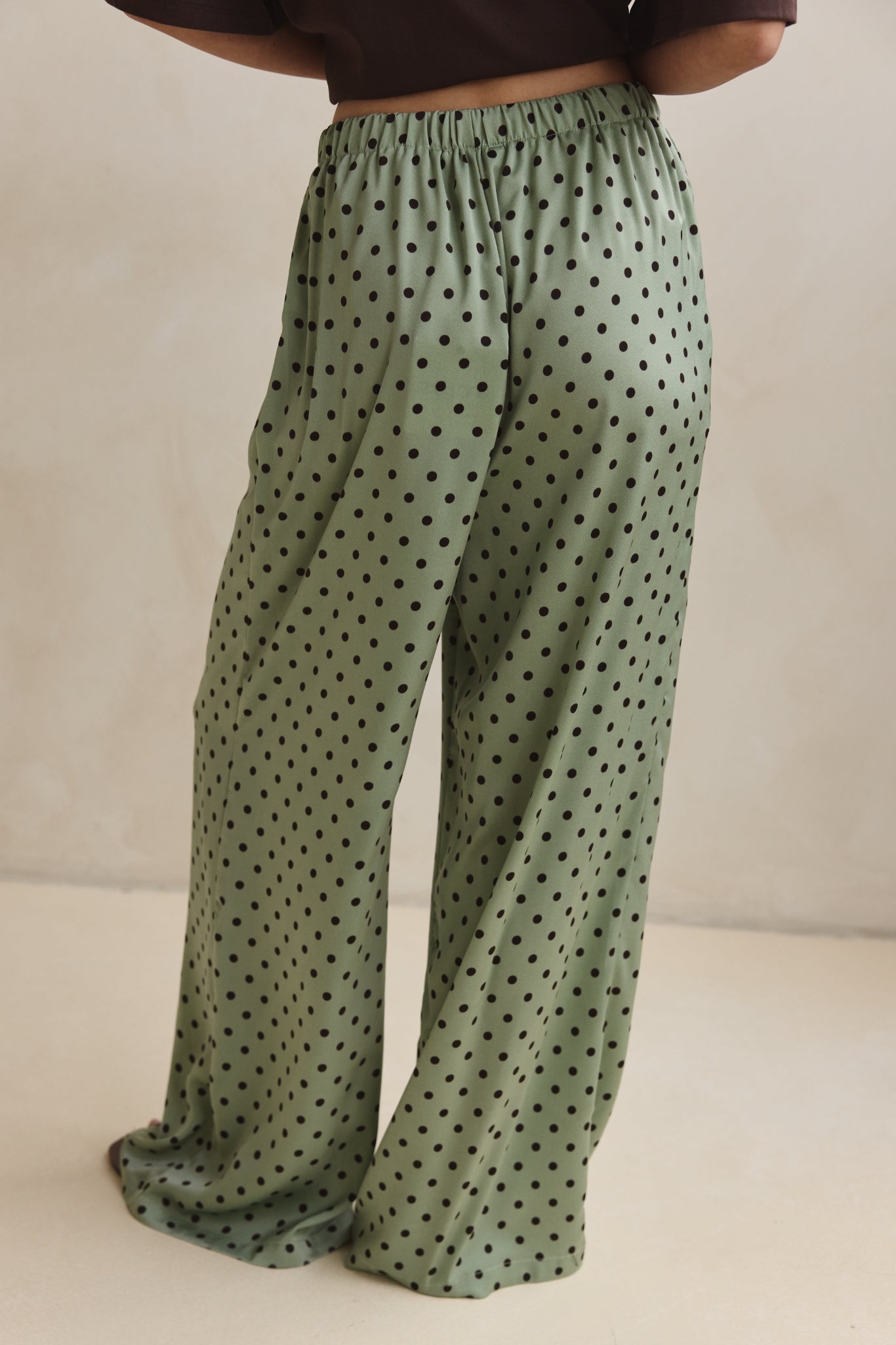 Charlie Pant (Pistachio/Chocolate Polka)