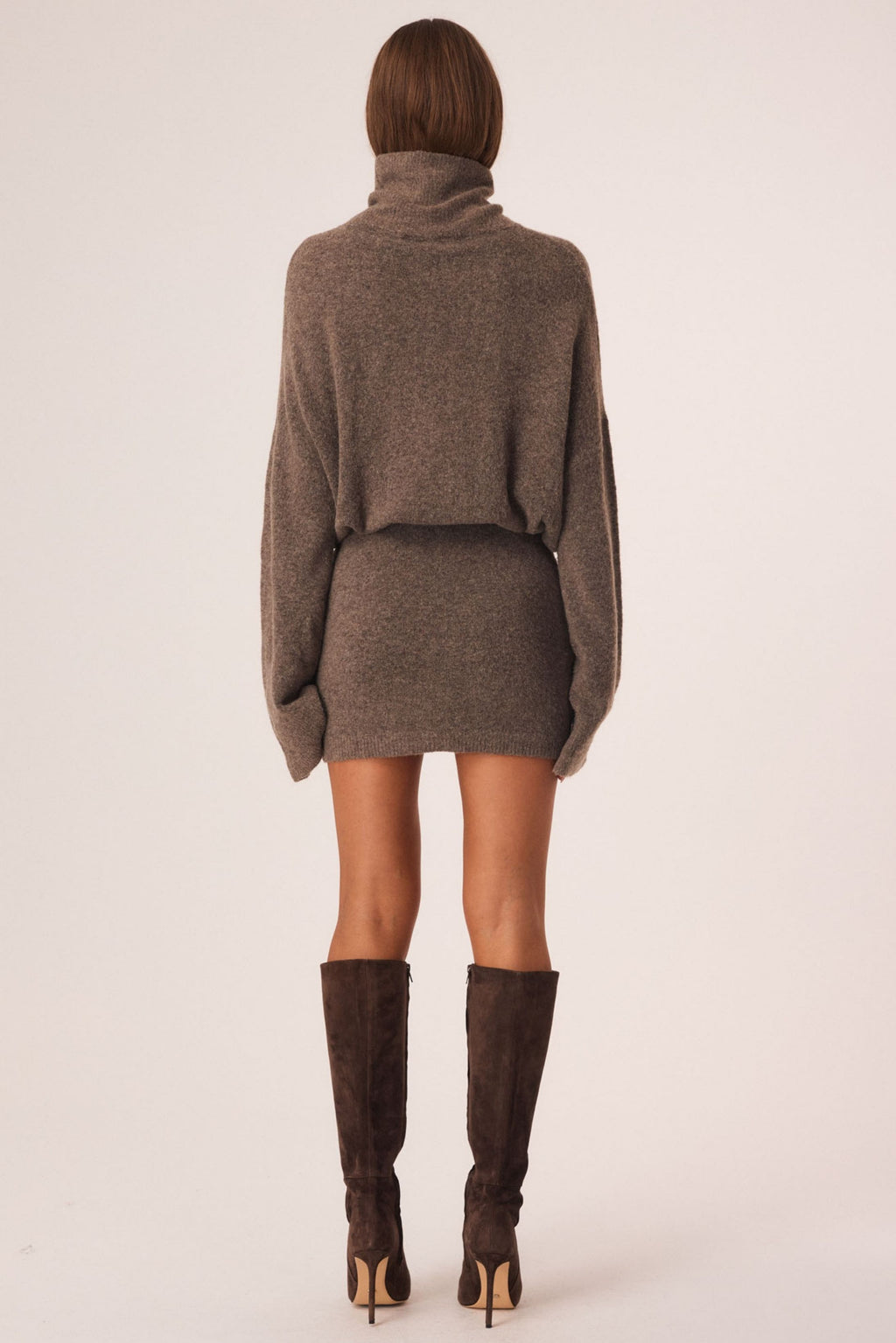 Marlowe Knit Mini Dress (Ash)