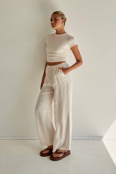 Rika Cupro Pant (Cream)
