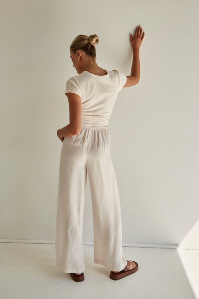 Rika Cupro Pant (Cream)