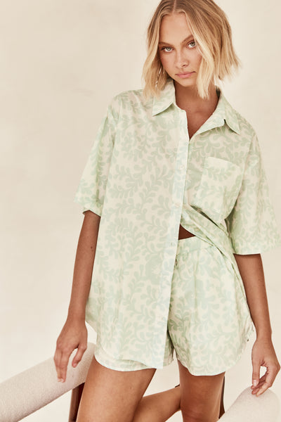 Dominique Shirt (Sage)