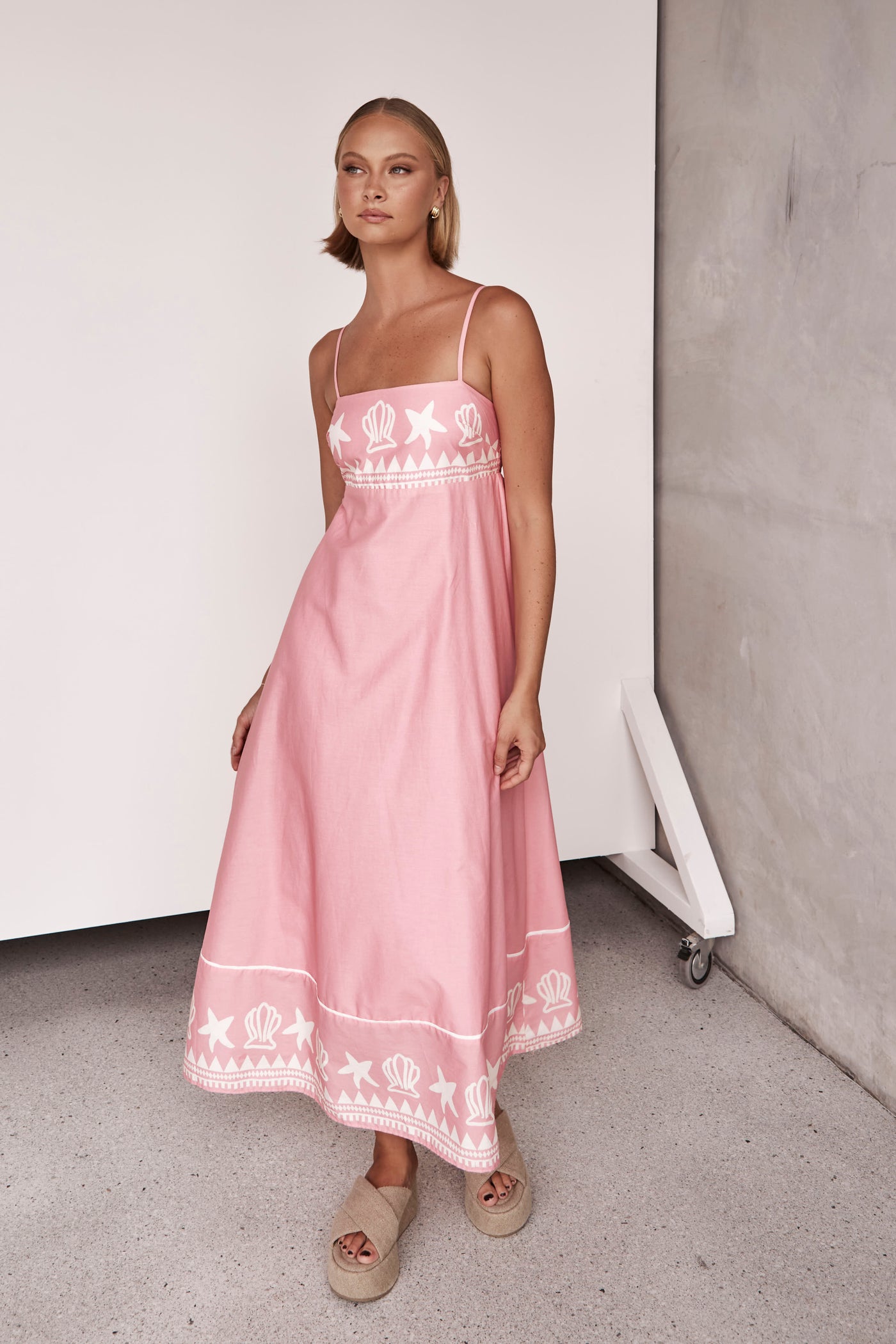 Gillian Maxi Dress (Pink)