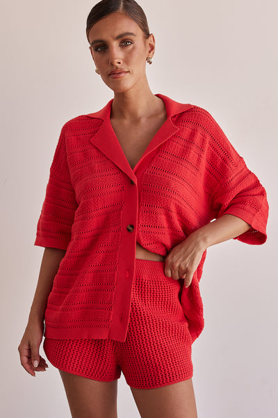 El Camino Knit Shirt (Red)