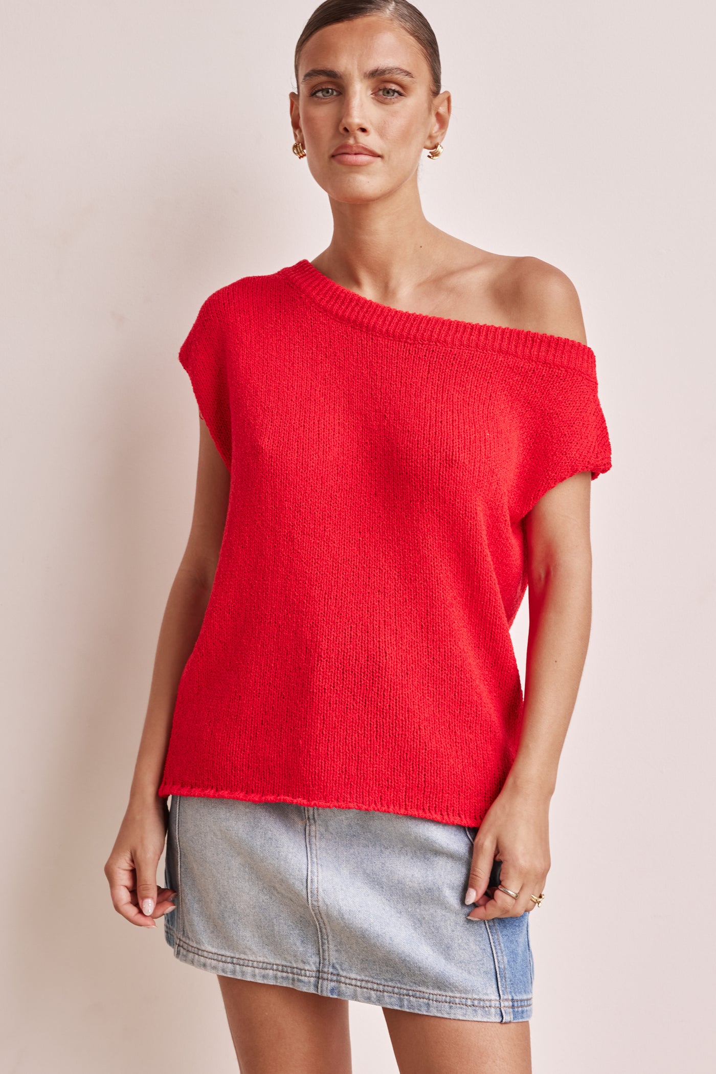 Bali Knit Top (Red)