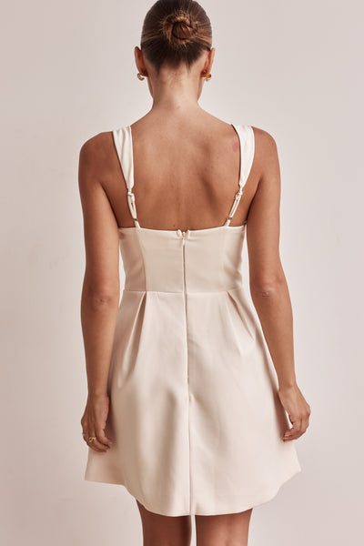 Brodie Mini Dress (Cream)