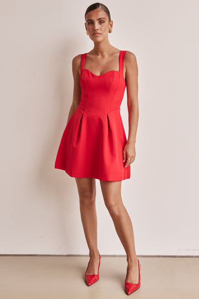 Brodie Mini Dress (Red)