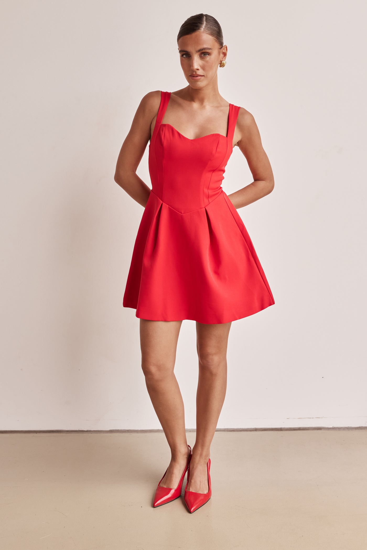 Brodie Mini Dress (Red)