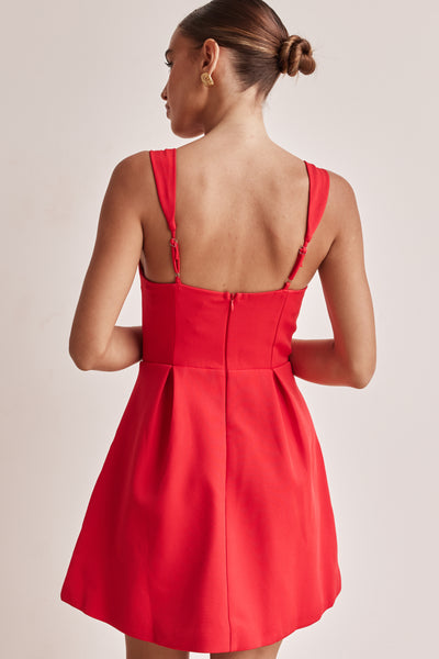 Brodie Mini Dress (Red)