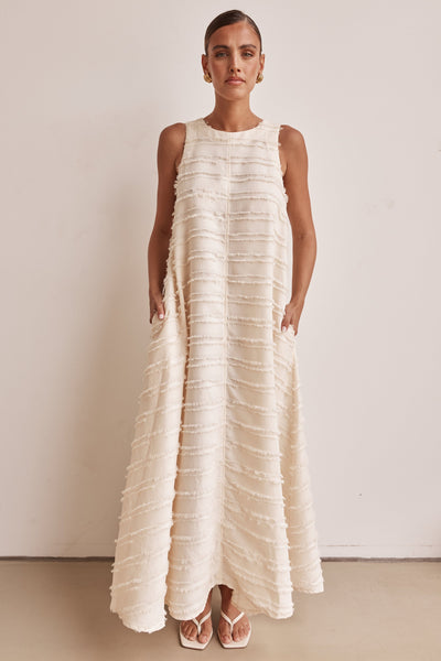 Vesper Maxi Dress (Cream)