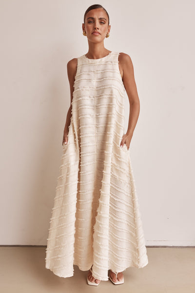 Vesper Maxi Dress (Cream)