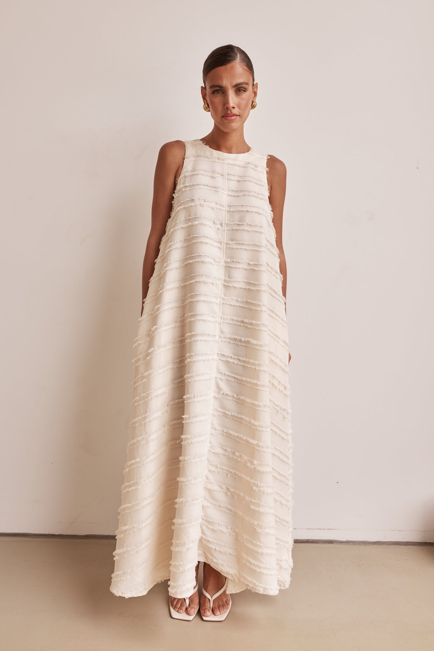 Vesper Maxi Dress (Cream)