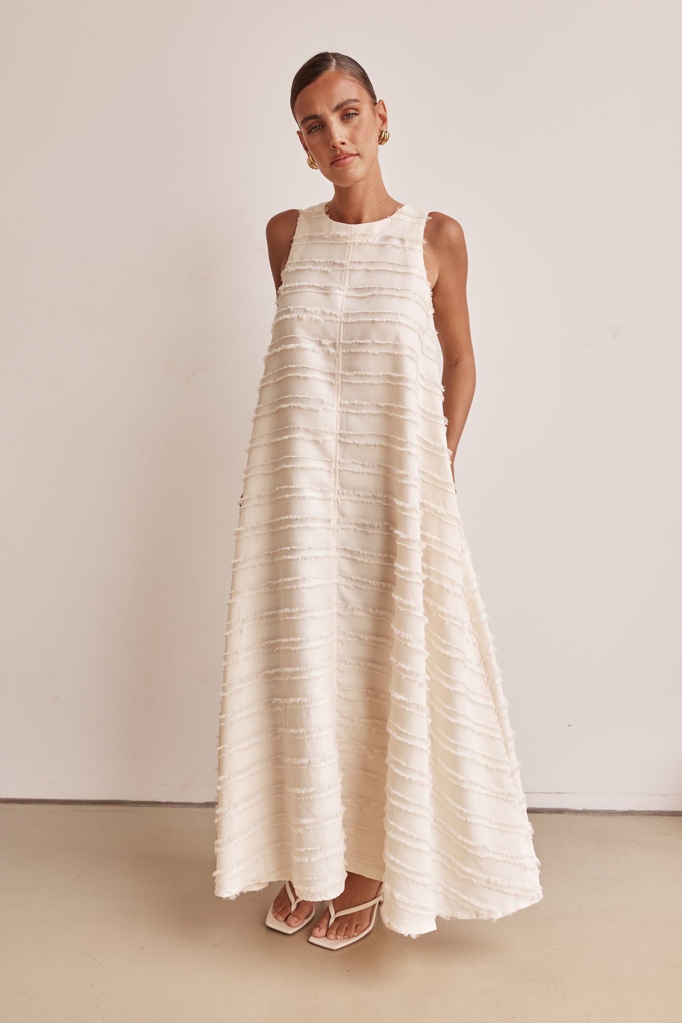 Vesper Maxi Dress (Cream)