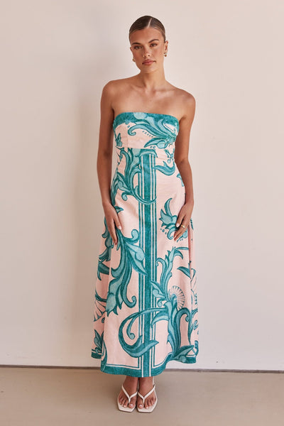 Zayna Maxi Dress (Pink)