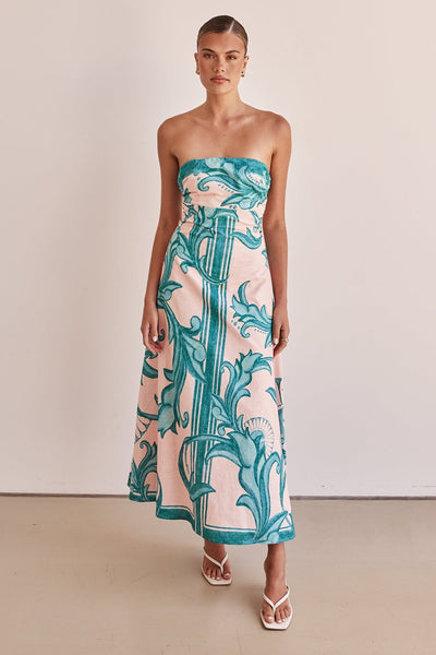 Zayna Maxi Dress (Pink)