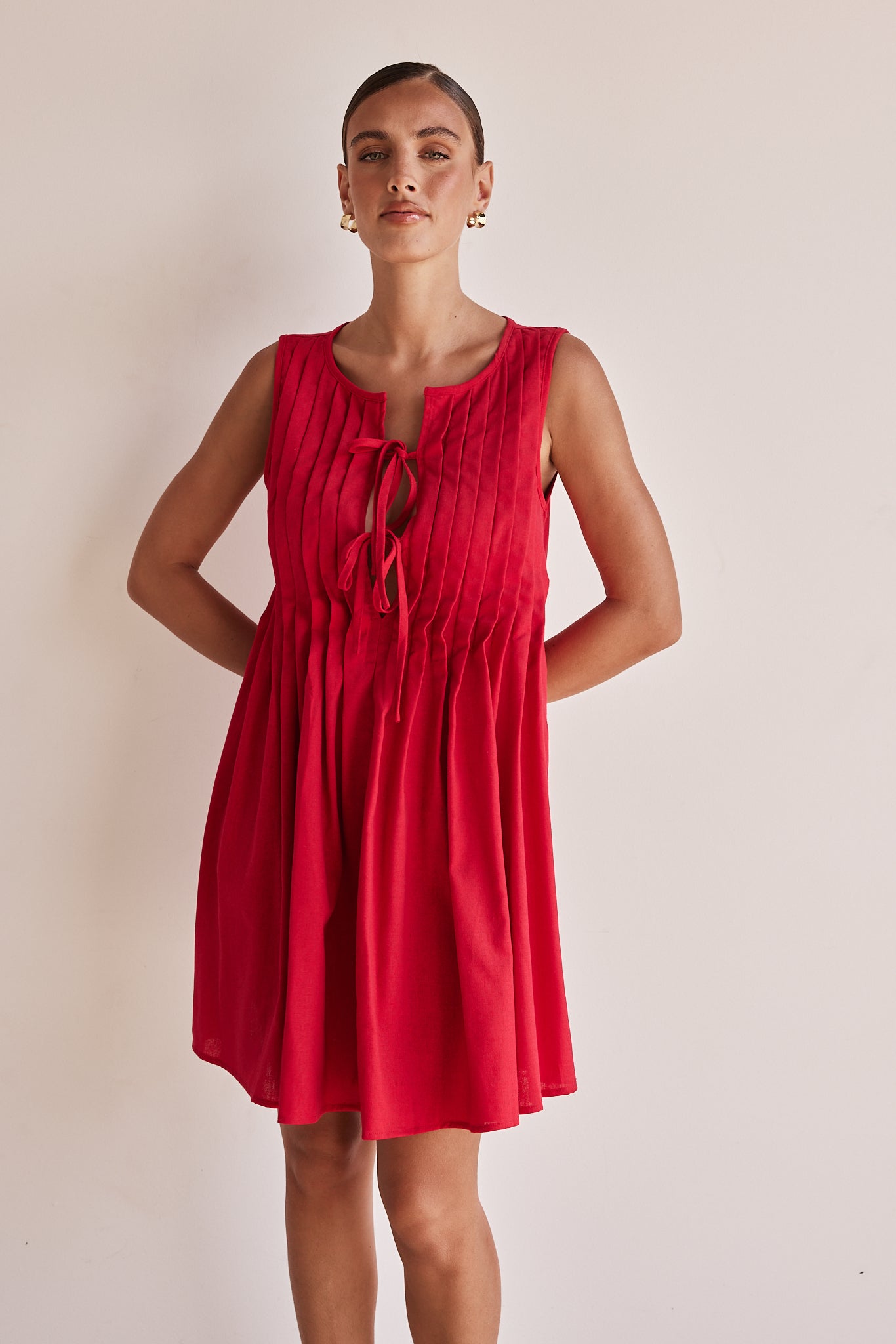 Harper Mini Dress (Red)