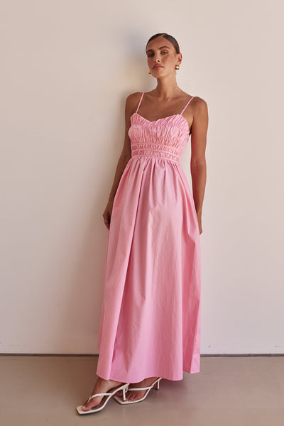 Zeno Maxi Dress (Pink)