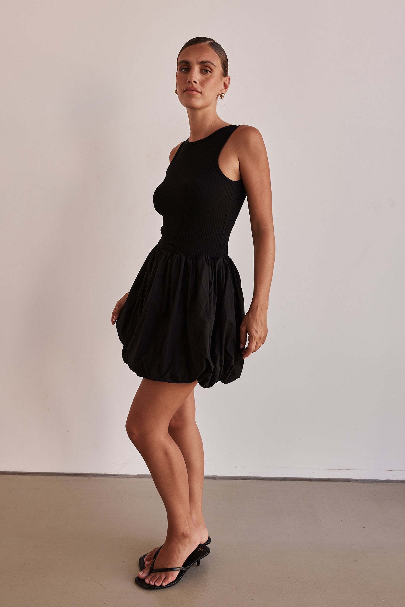 Rosamund Mini Dress (Black)