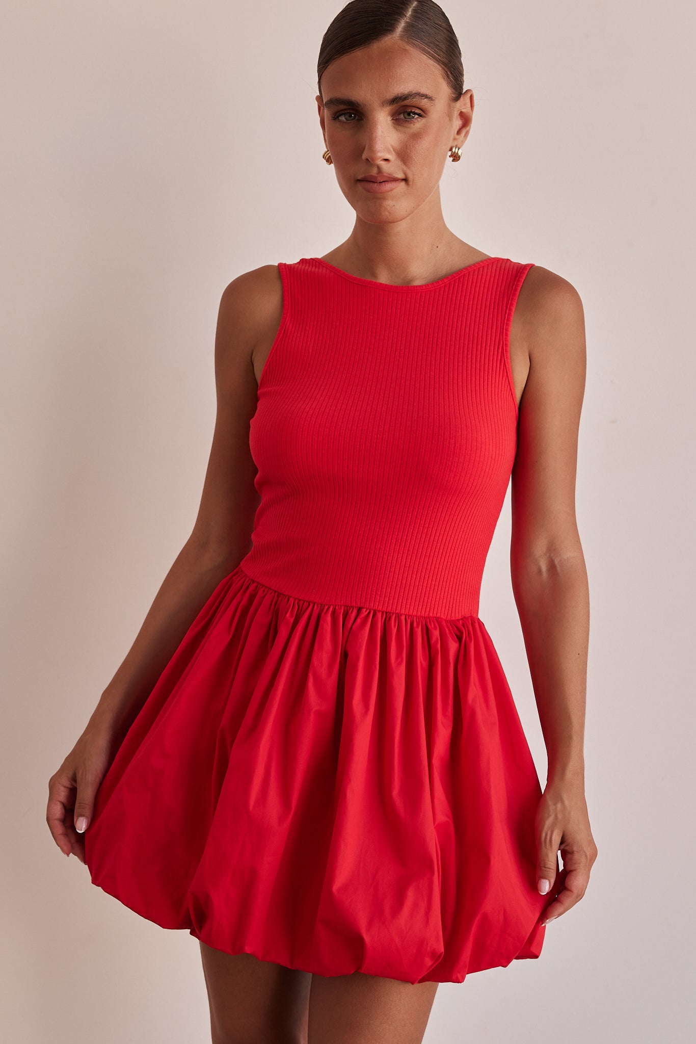 Rosamund Mini Dress (Red)