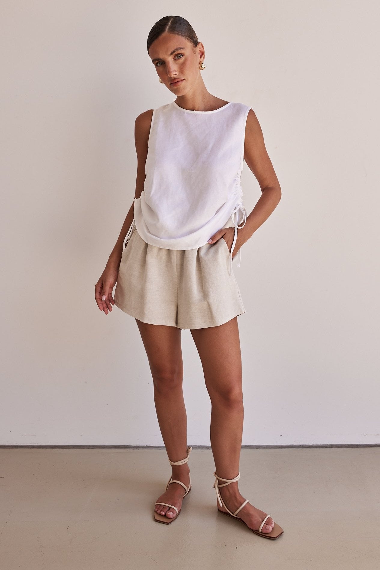 Fifi Shorts (Beige)