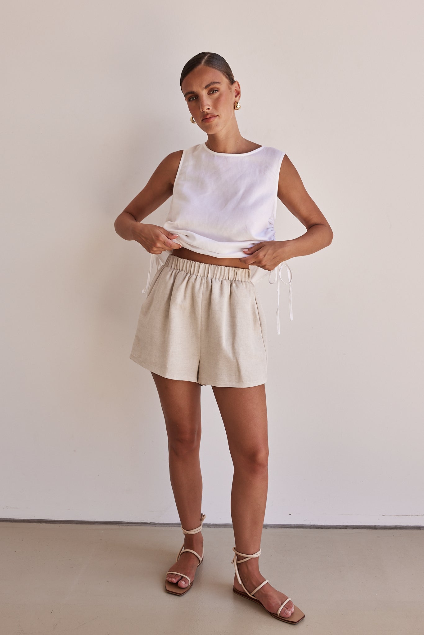 Fifi Shorts (Beige)