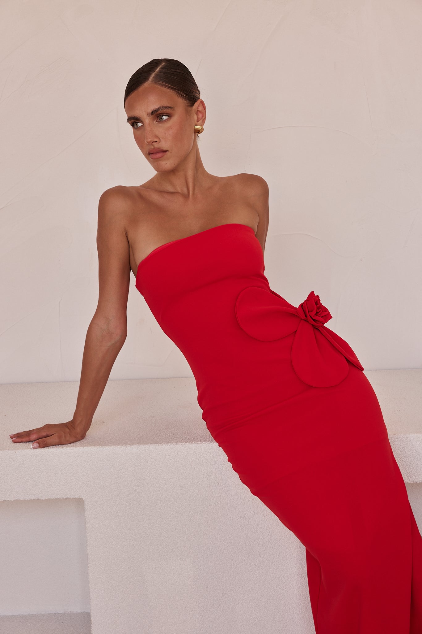 Ruby Maxi Dress (Red)