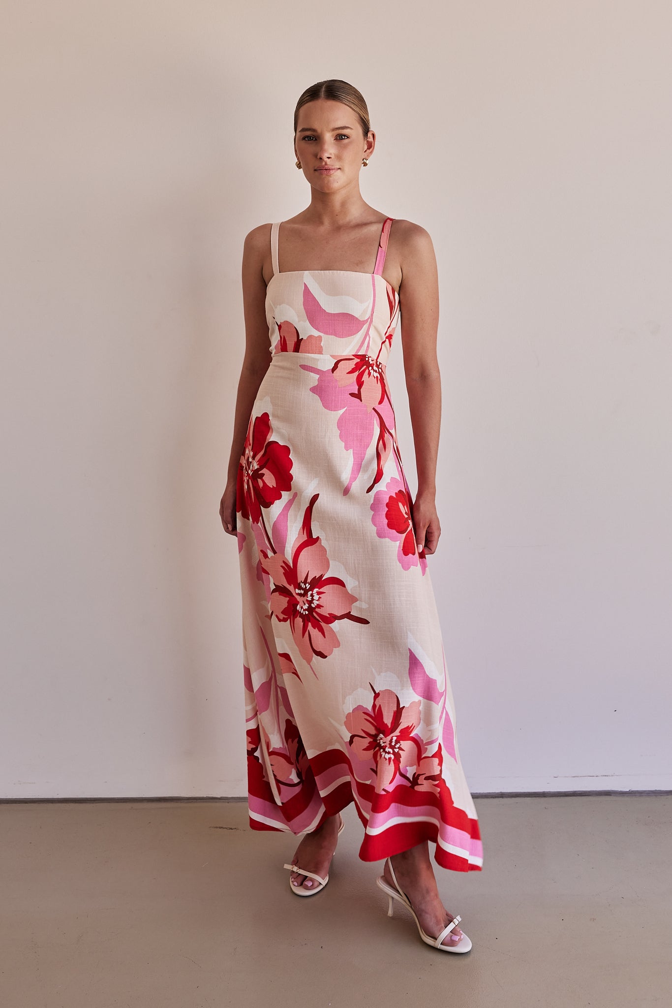 Flora Maxi Dress (Red)