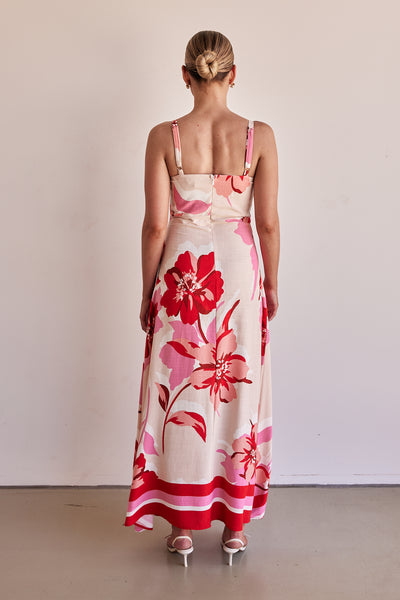 Flora Maxi Dress (Red)