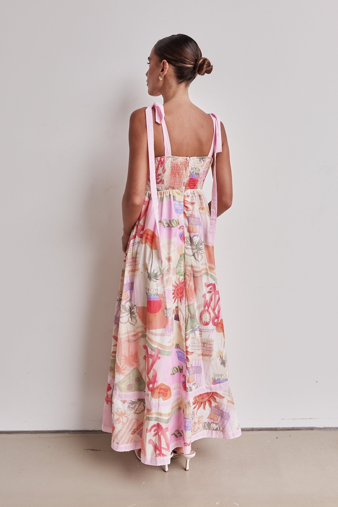 Gina Maxi Dress (Pink)