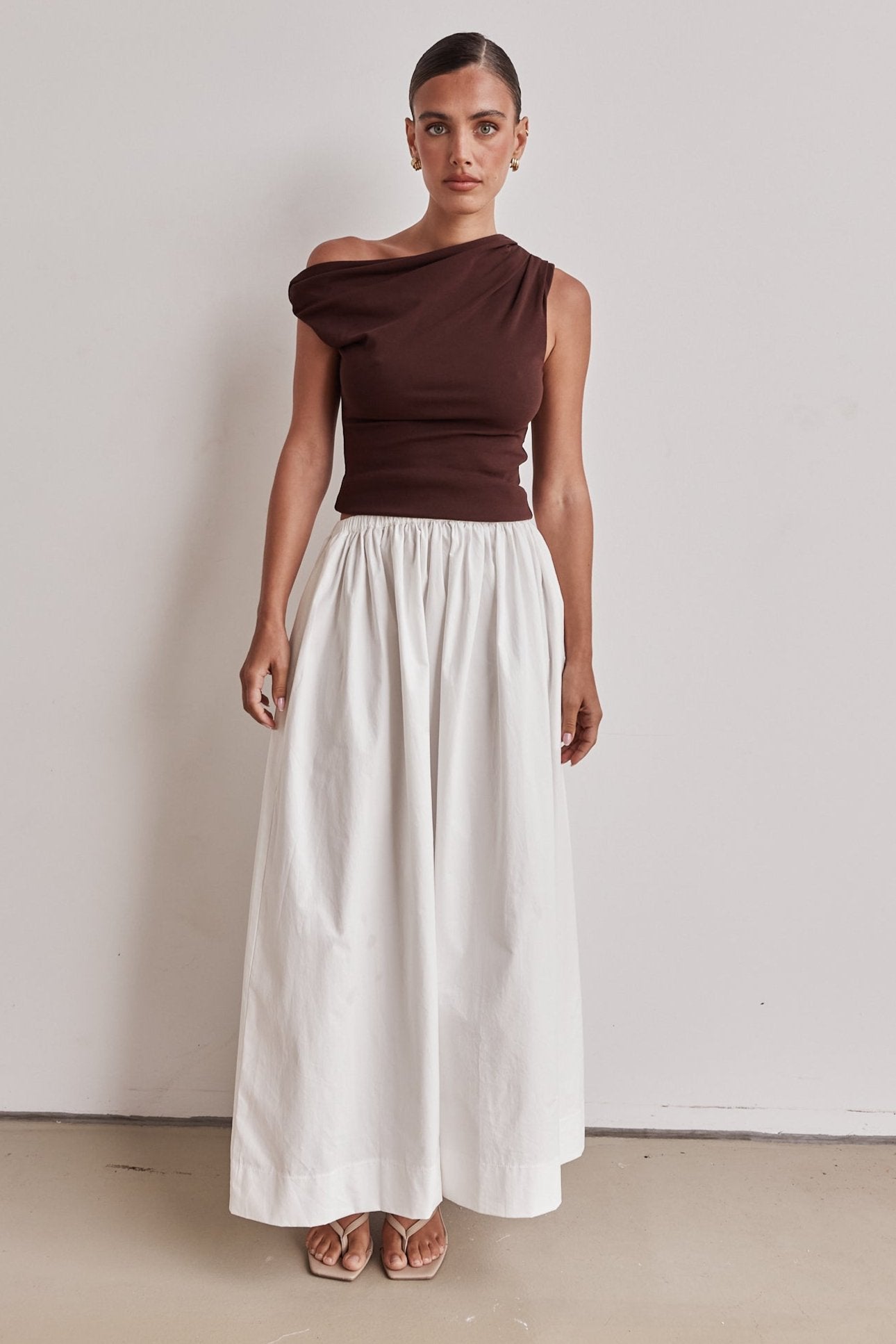 Charly Maxi Skirt (White)