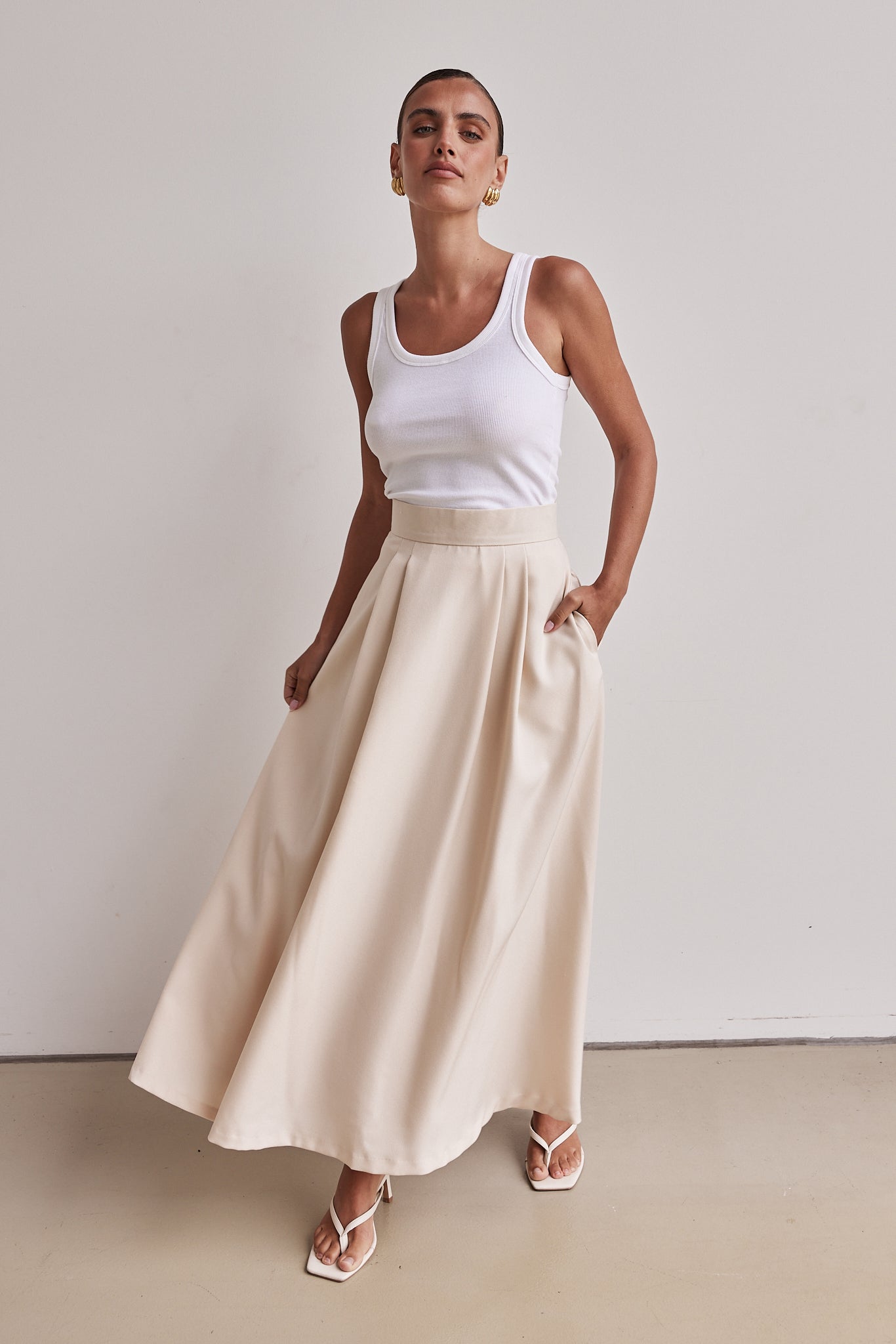 Chiara Skirt (Cream)