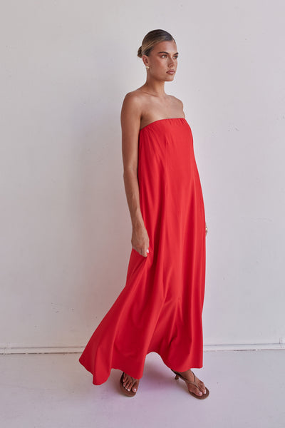 Kesia Maxi Dress (Red)