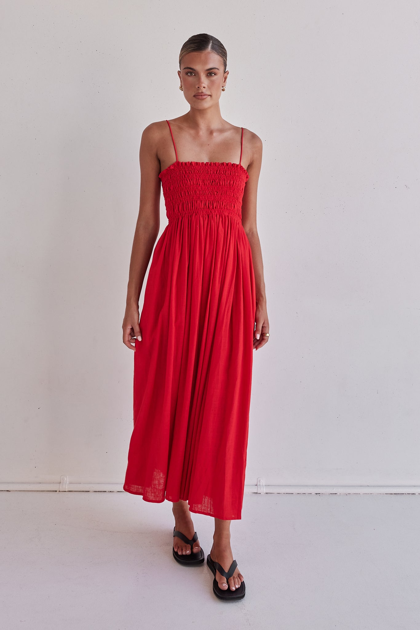 Estelle Maxi Dress (Red)