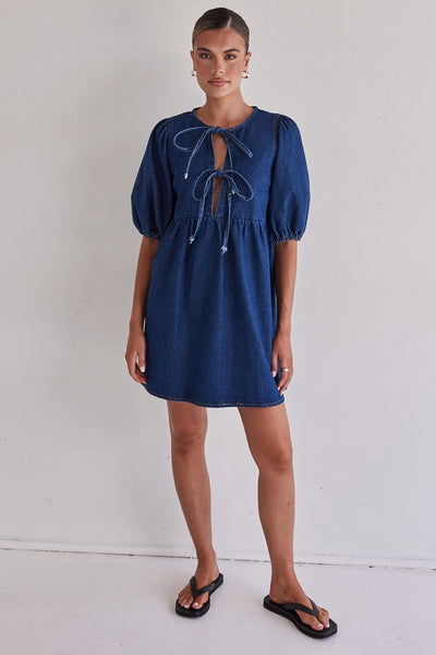 Dulcie Dress (Dark Blue)