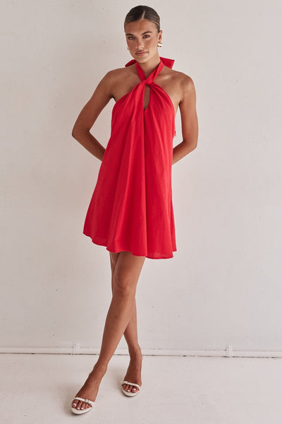 Reese Mini Dress (Red)