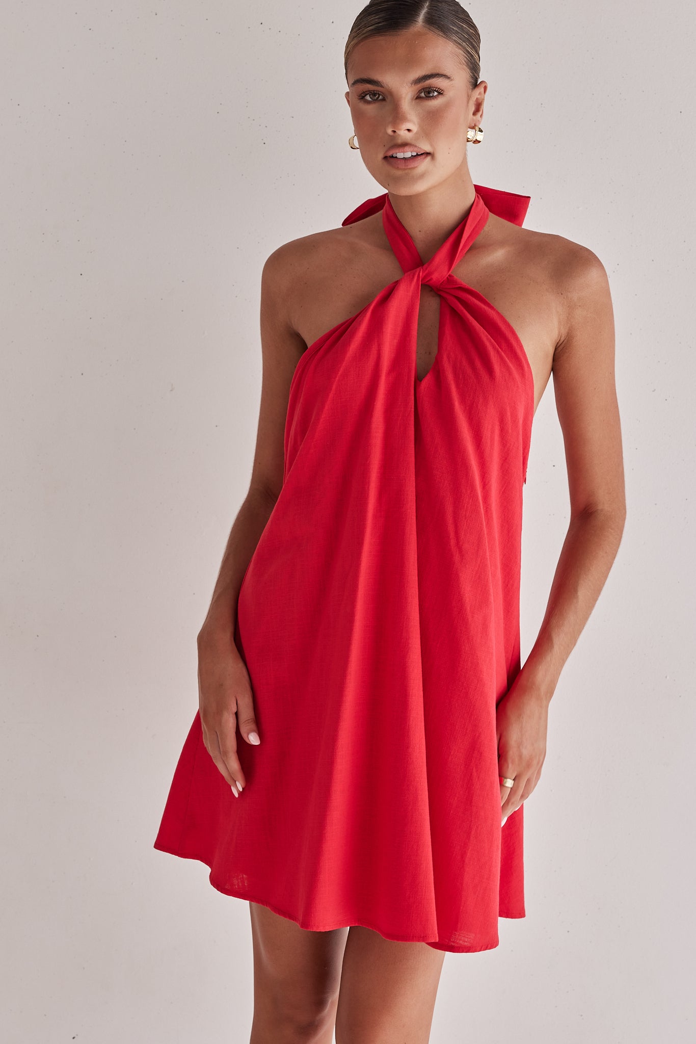 Reese Mini Dress (Red)