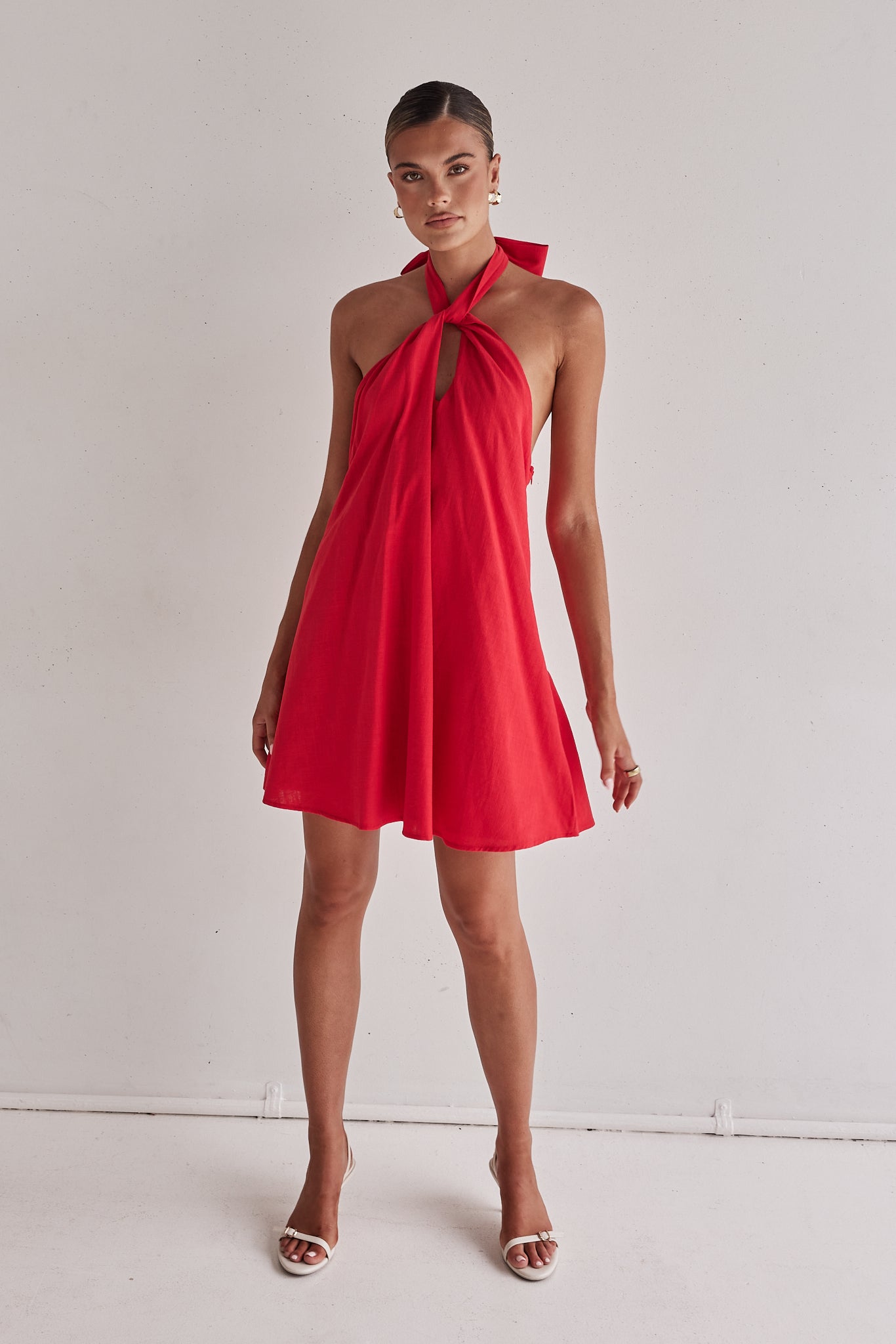 Reese Mini Dress (Red)