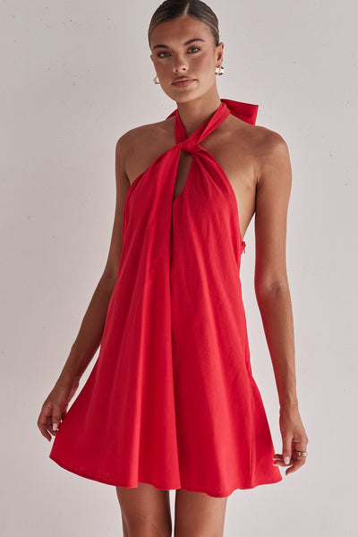 Reese Mini Dress (Red)