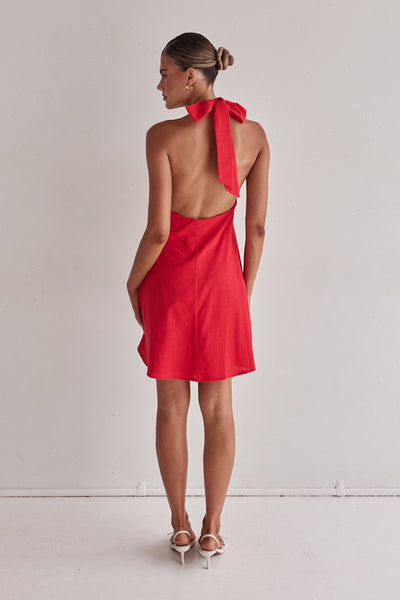 Reese Mini Dress (Red)