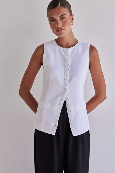 Agnes Vest (White)