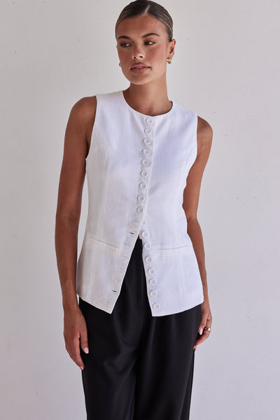 Agnes Vest (White)