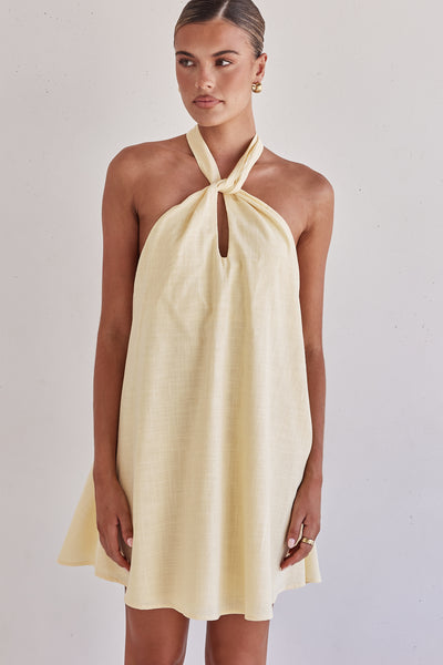 Reese Mini Dress (Yellow)