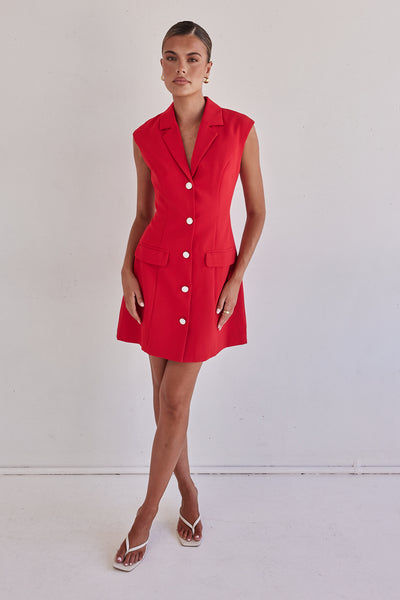 Dakoda Mini Dress (Red)