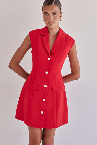 Dakoda Mini Dress (Red)