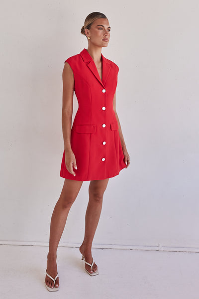 Dakoda Mini Dress (Red)