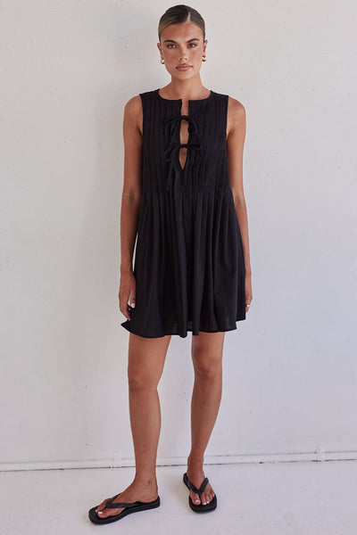 Harper Mini Dress (Black)