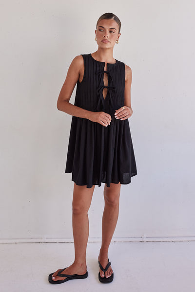 Harper Mini Dress (Black)