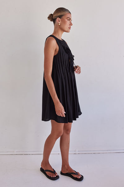 Harper Mini Dress (Black)